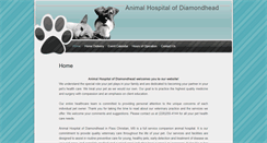 Desktop Screenshot of animalhospitalofdh.com