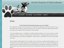 Tablet Screenshot of animalhospitalofdh.com